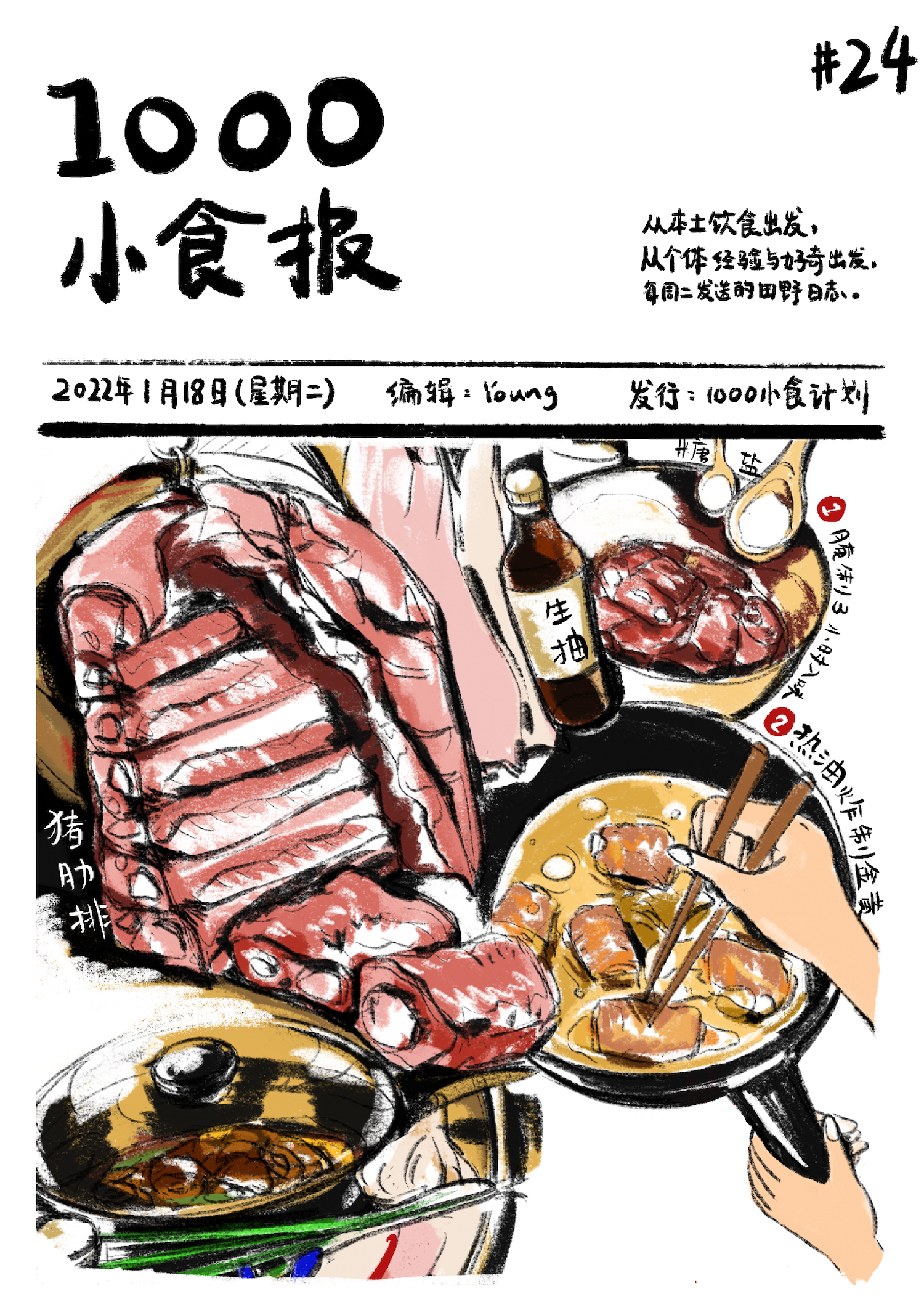 1000小食报 #24 直白地感受做成一道菜的快乐